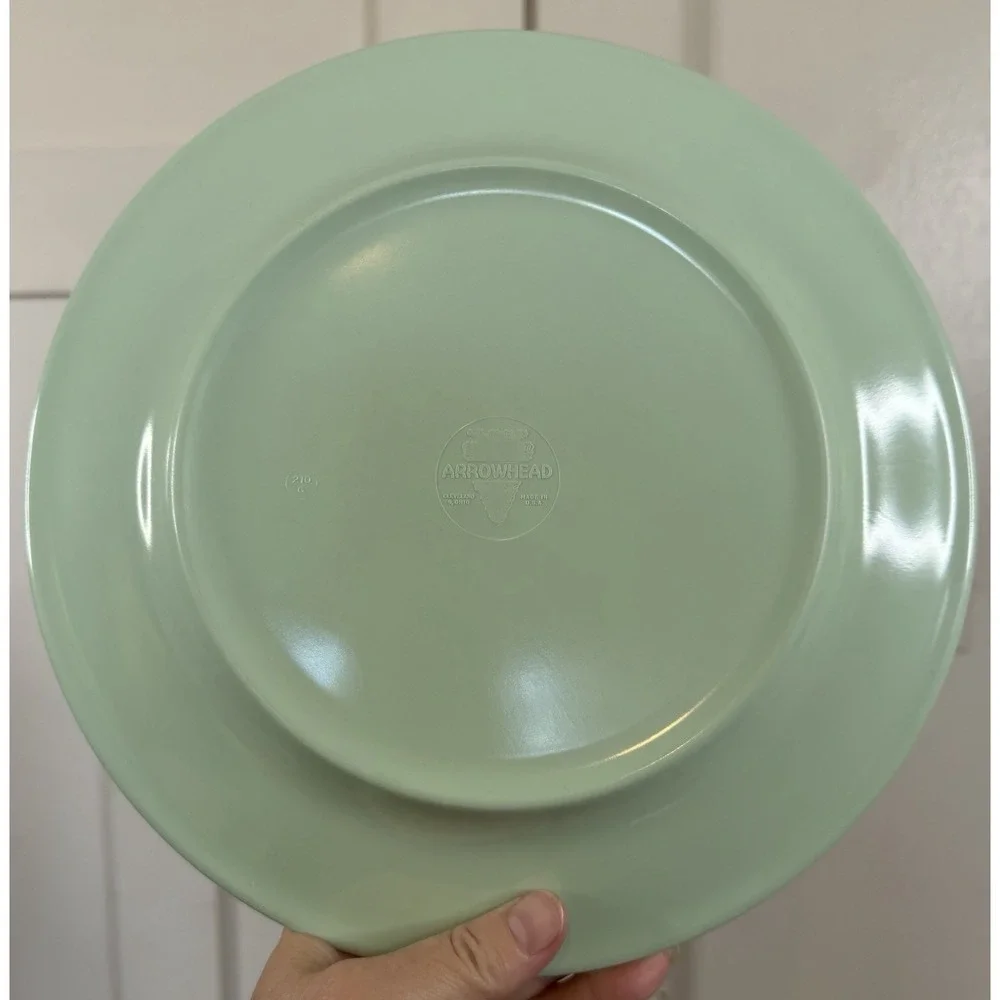Arrowhead Envoy Mint Green Melamine Plate 10